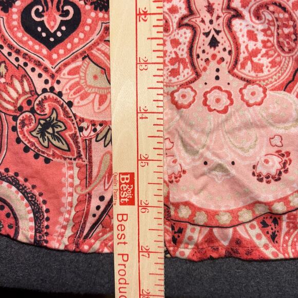 Jones New York Signature 2x Pink Paisley Button Down Cotton L/S Cottagecore - Picture 6 of 9